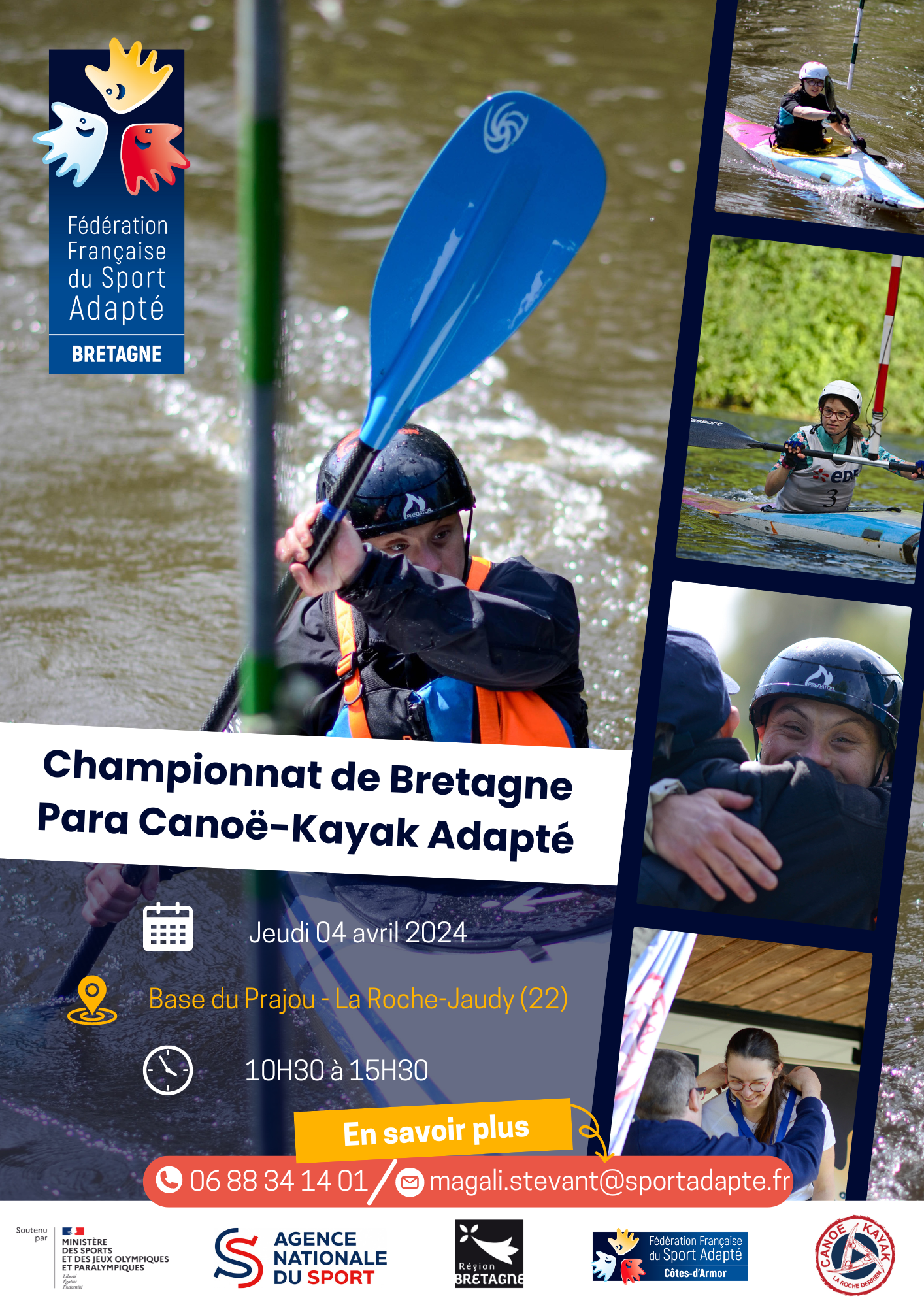 Championnat de Bretagne Para Canoë-Kayak Adapté