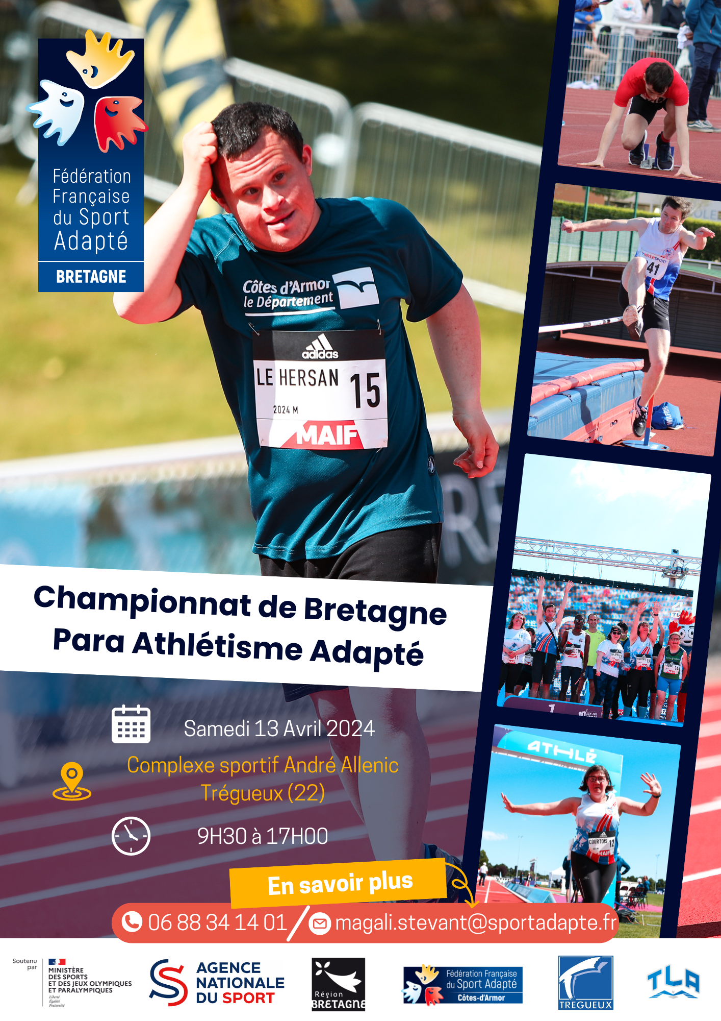 Championnat de Bretagne de Para Athlétisme Adapté